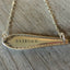 Silverware Necklace Scrap Bar Style Sheraton Hand Stamped Believe 4000 (2)