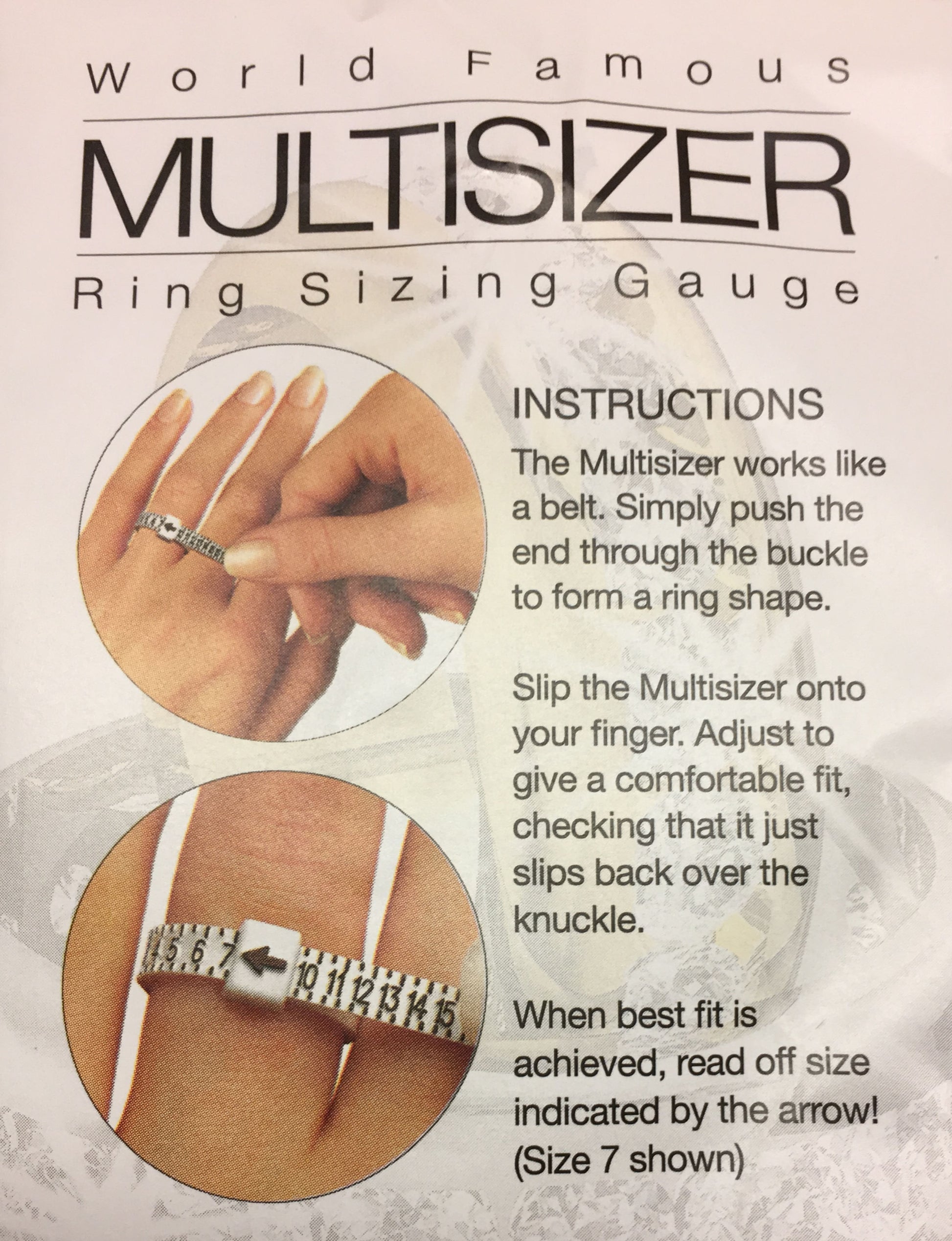 Ring Sizing Tool 