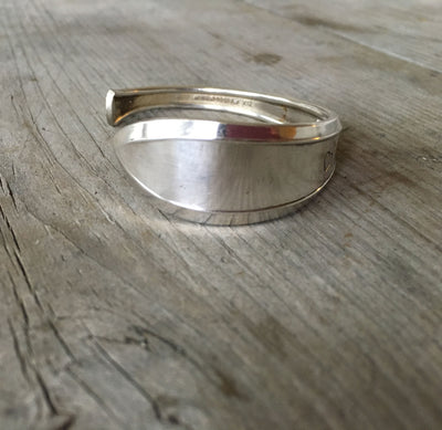 SALE Spoon Cuff Bracelet - REMEMBER (Heart) - #3285