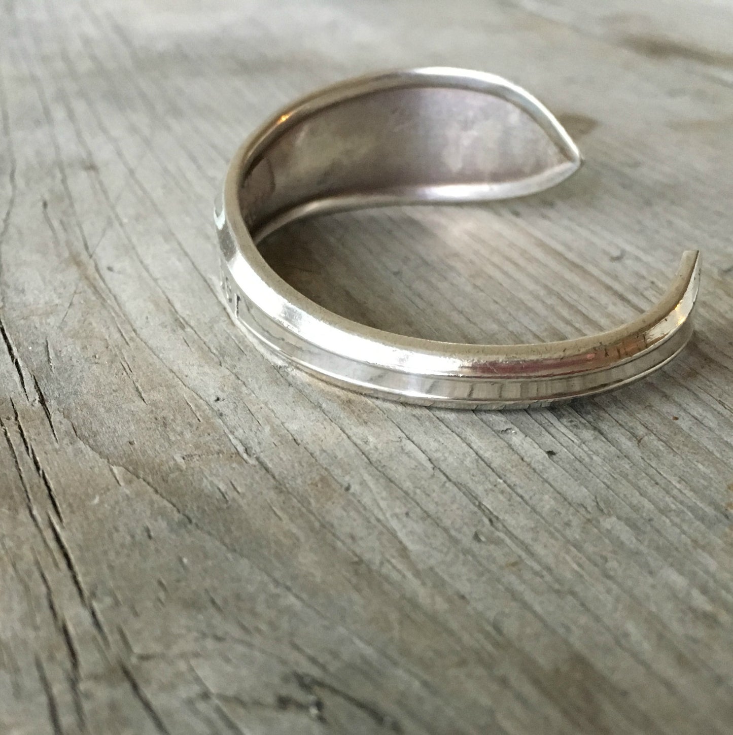 SALE Spoon Cuff Bracelet - REMEMBER (Heart) - #3285