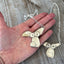 Unique dog head spoon necklace - handcrafted one-of-a-kind pet lover gift
