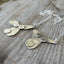 Artisan puppy pendant necklace - eco-friendly upcycled silverware statement piece