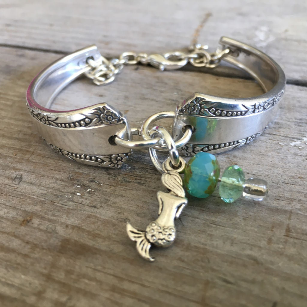 Spoon Bracelet - Mermaid Charm/Ocean Theme – Del Mar - #4353