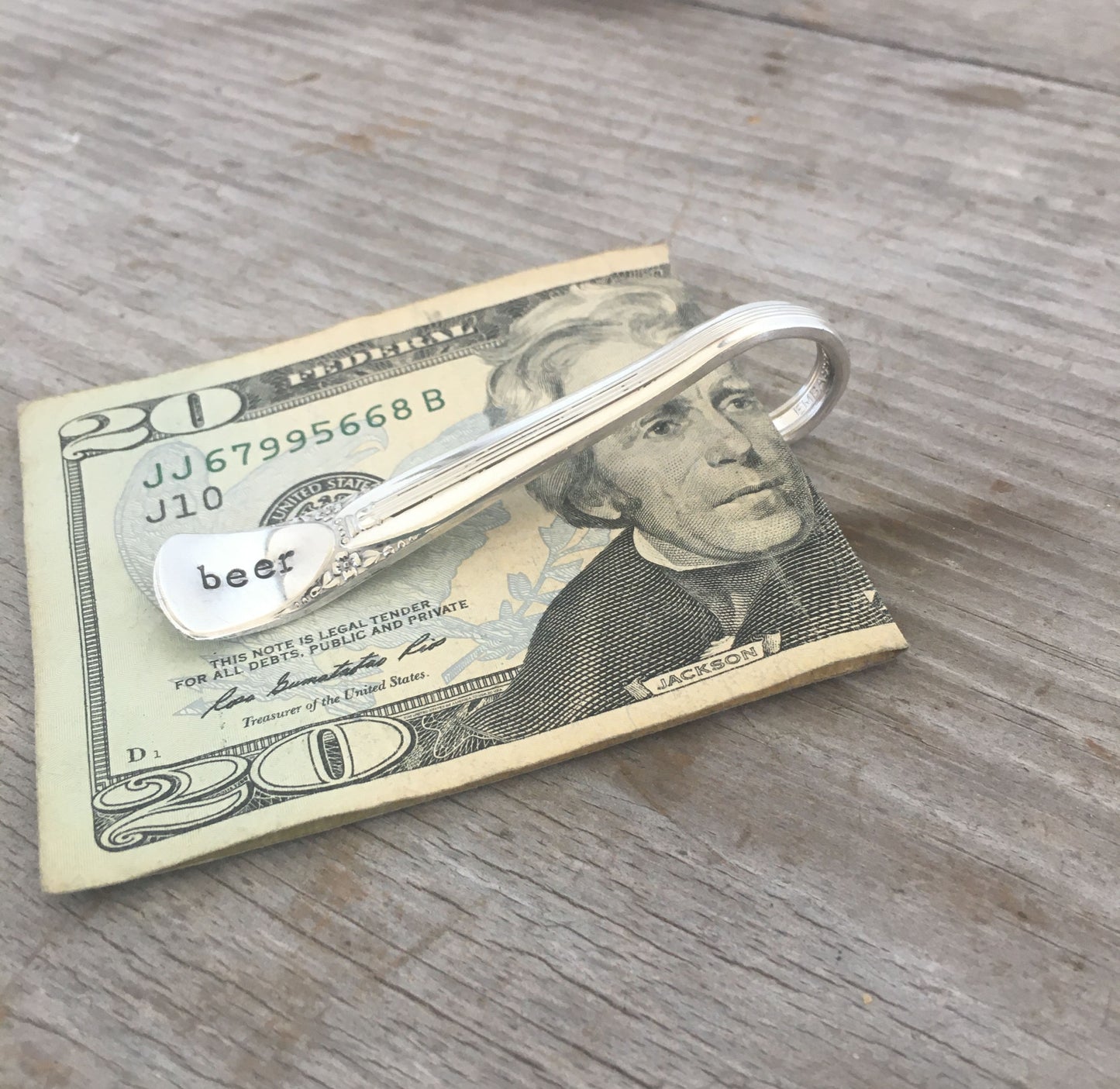 Spoon Money Clip - BEER - #4517