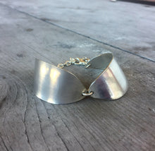 Silverware Bracelet from Spoon Bowls - Modern - #2650