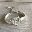 Spoon Bracelet with Vintage Rhinestone Shoe Clip
