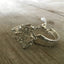 Spoon Bracelet Community Milady with Vintage Czech Glass bead