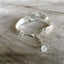 Spoon Bracelet with Vintage Rhinestone Shoe Clip Back View
