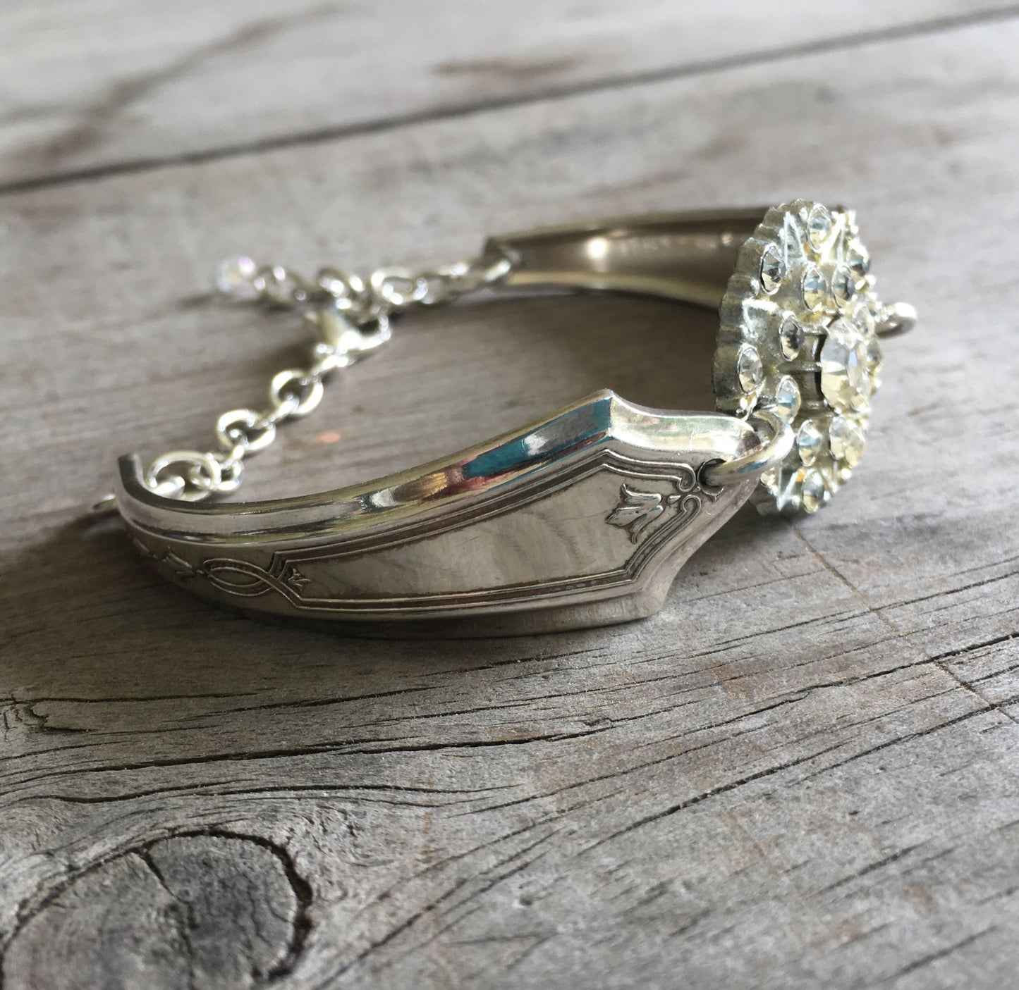 Tudor Plate Duchess Spoon Jewelry Upcycled Silverware Bracelet