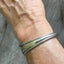 Spoon Cuff Bracelet shown on model