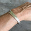 Spoon Cuff Bracelet Stamped BADASS Shown on model
