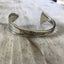 Spoon Cuff Bracelet Hand Stamped From Tudor Plate Enchantment Pattern from 1929 