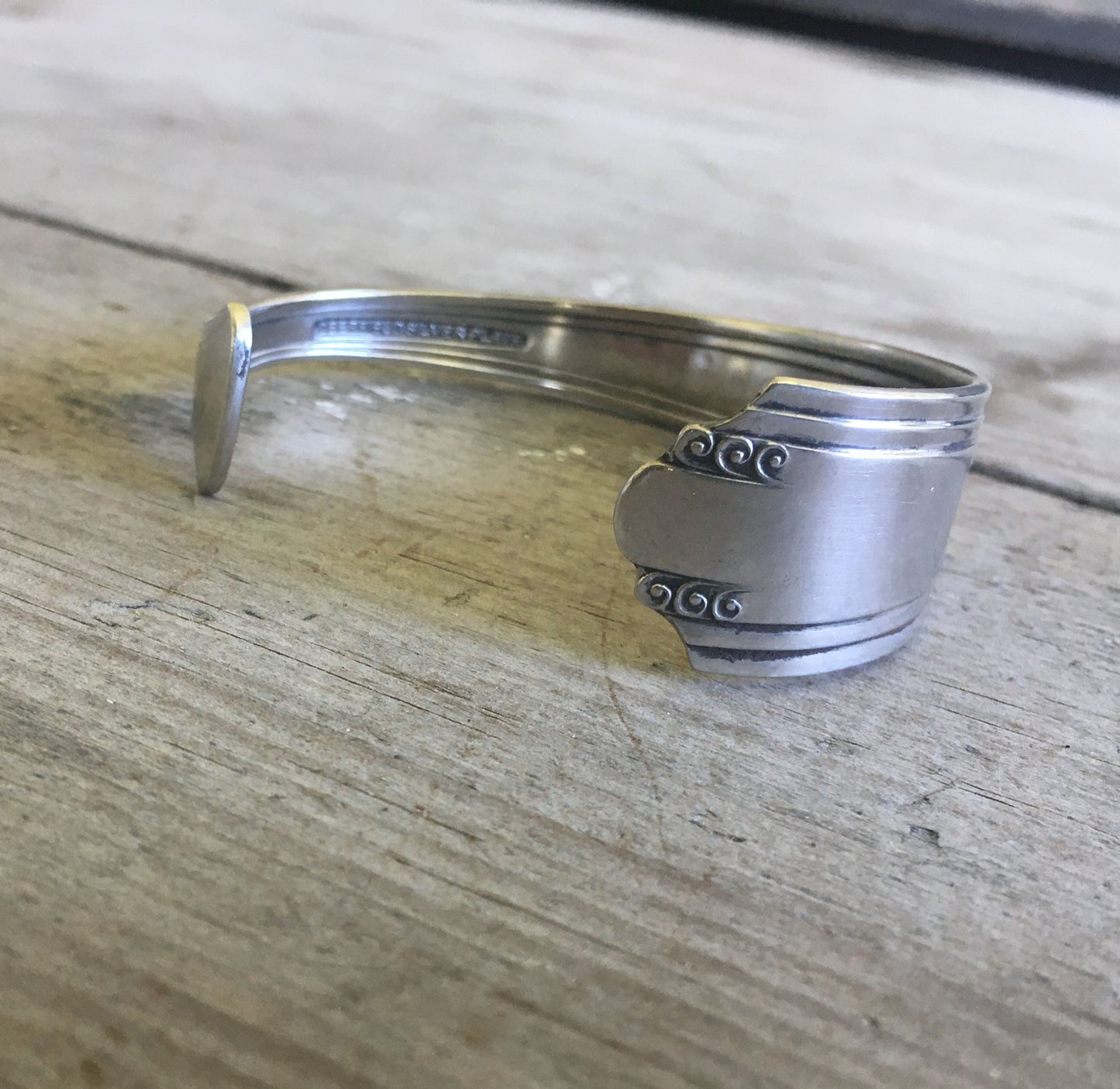 Vintage silverware bracelet Deerfield Silverplate Simplicity