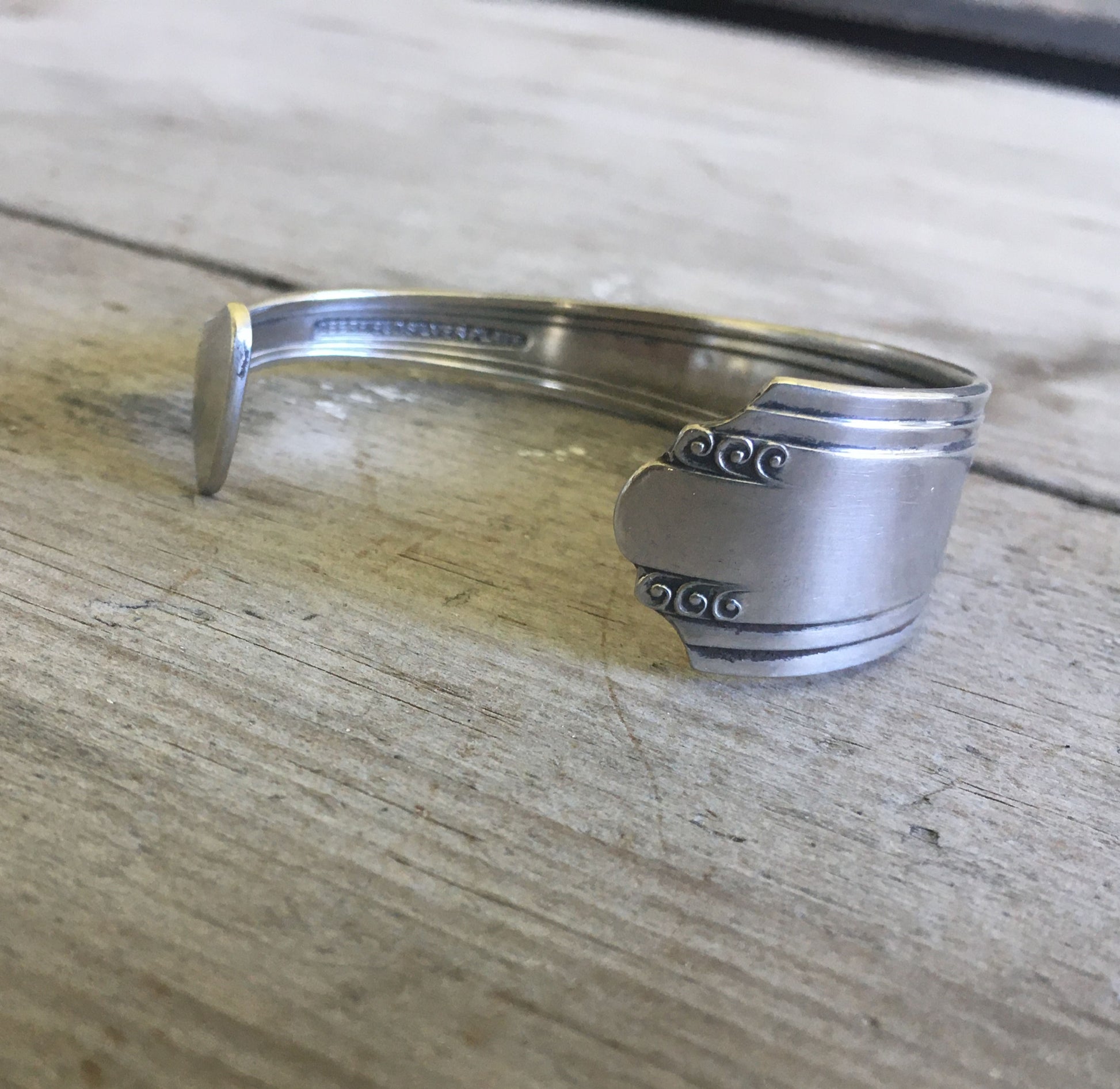 Vintage silverware bracelet Deerfield Silverplate Simplicity