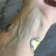 Spoon Cuff Bracelet Stamped Badass Shown on Model View 1