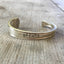 Spoon Bracelet Hand Stamped Badass
