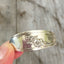 Detail of Tudor Plate Queen Bess Spoon Handle Cuff Bracelet