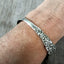 William Rogers Cromwell Spoon Cuff Bracelet Shown on Model wrist