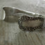 Antique Silverplate Spoon Cuff Bracelet Rogers Cromwell 1800s Detail