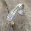 Handstamped Spoon Cuff Bracelet Size Medium Badass 