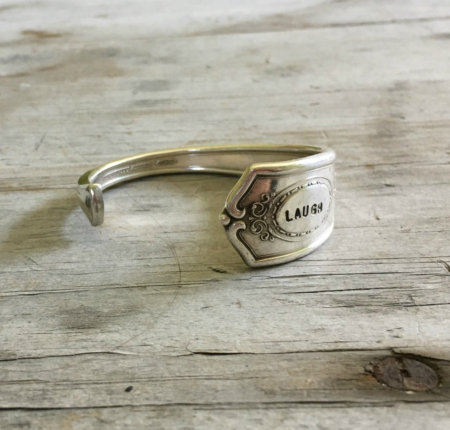 Spoon Cuff Bracelet - LAUGH- LOUIS XIV - #3592