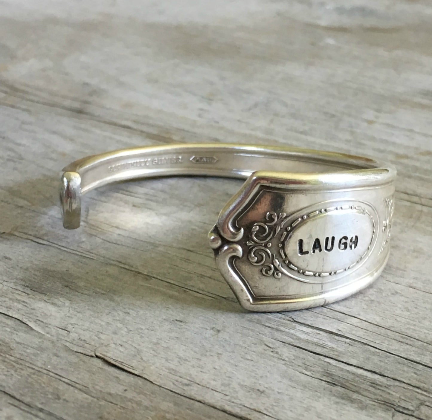 Spoon Cuff Bracelet - LAUGH- LOUIS XIV - #3592