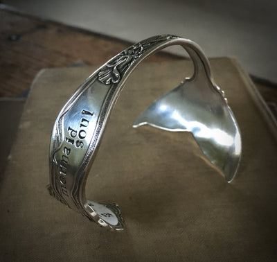 Spoon Cuff Bracelet from Rockford Silverplates Daffodil pattern 