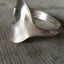 Mermaid Soul Cuff Bracelet from upcycled spoon highlight of floral detail