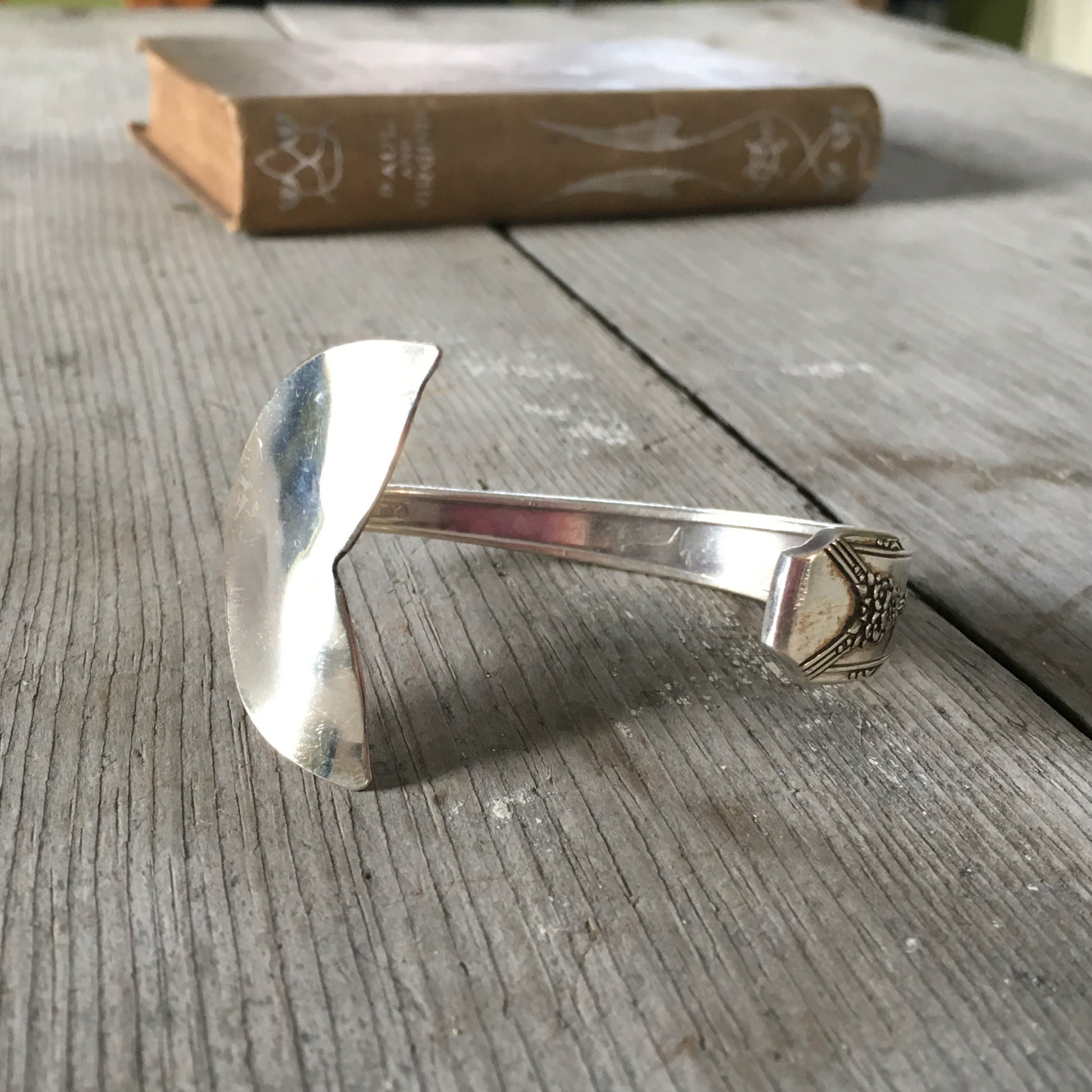 Spoon Cuff Bracelet Mermaid Soul Highlighting the The handcrafted tail fin