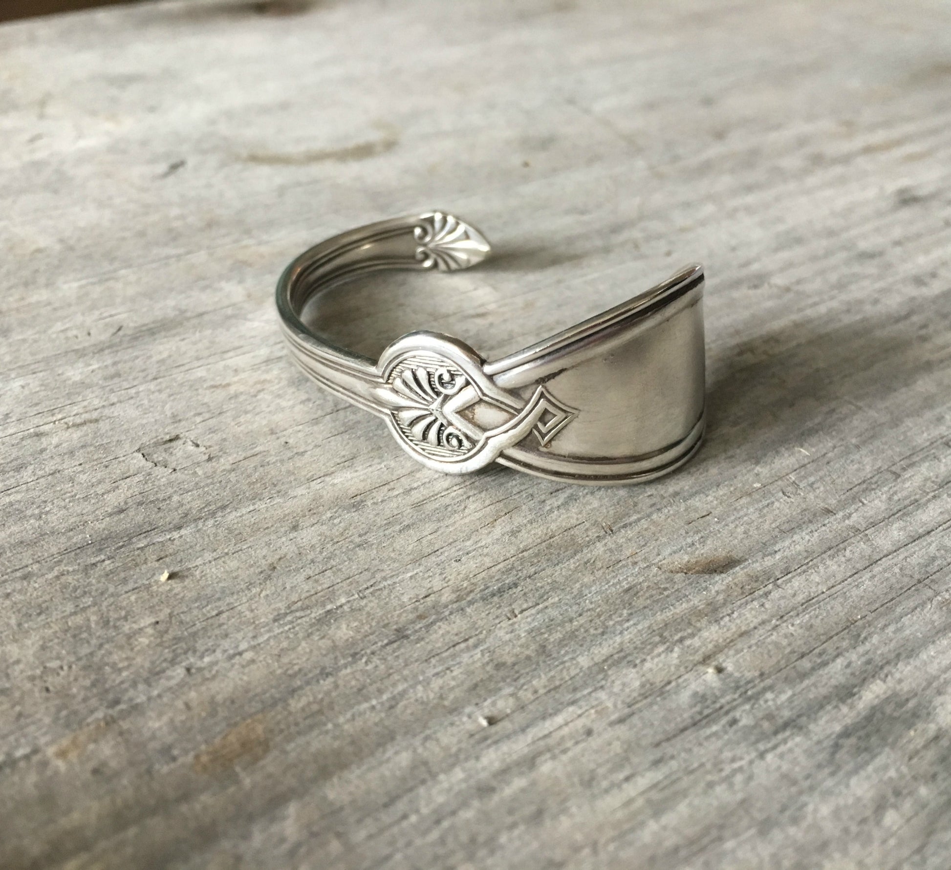 Spoon Cuff Bracelet 1865 Rogers Roman Size Small