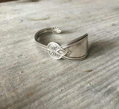 Spoon Cuff Bracelet 1865 Rogers Roman Size Small