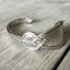 Spoon Cuff Bracelet 1865 Rogers Roman Size Small Close Up of Detail