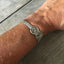 Spoon Cuff Bracelet 1865 Rogers Roman Size Small Shown On Model