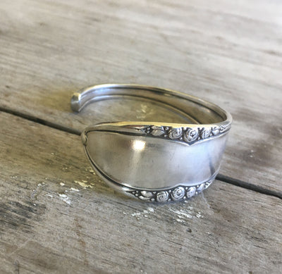 Spoon Cuff Bracelet - BADASS - Roses - #4250