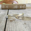 Upcycled Serving Spoon Cuff Bracelet on Community Plate Adam Pattern 3596