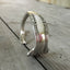 Ornate Avon Spoon Cuff bracelet shown standing highlight all the ornate details
