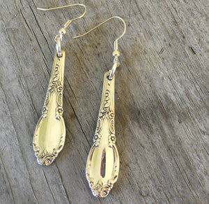 Spoon Earrings from Enchantment Silverware Pieces