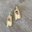 Upcycled Silverware Earrings Made from King Arthur Spoons