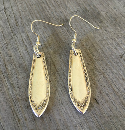 Spoon Earrings Community Silverplate SHERATON