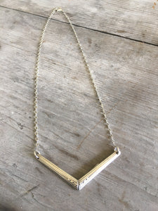 Upcycled Sivlerware Jewelry Handmade Spoon Necklace