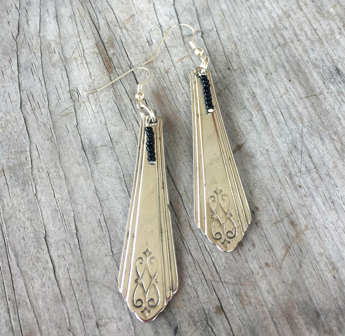 Spoon Handle Earrings from Drexel Pattern 