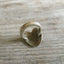 Underside of Spoon Heart Ring