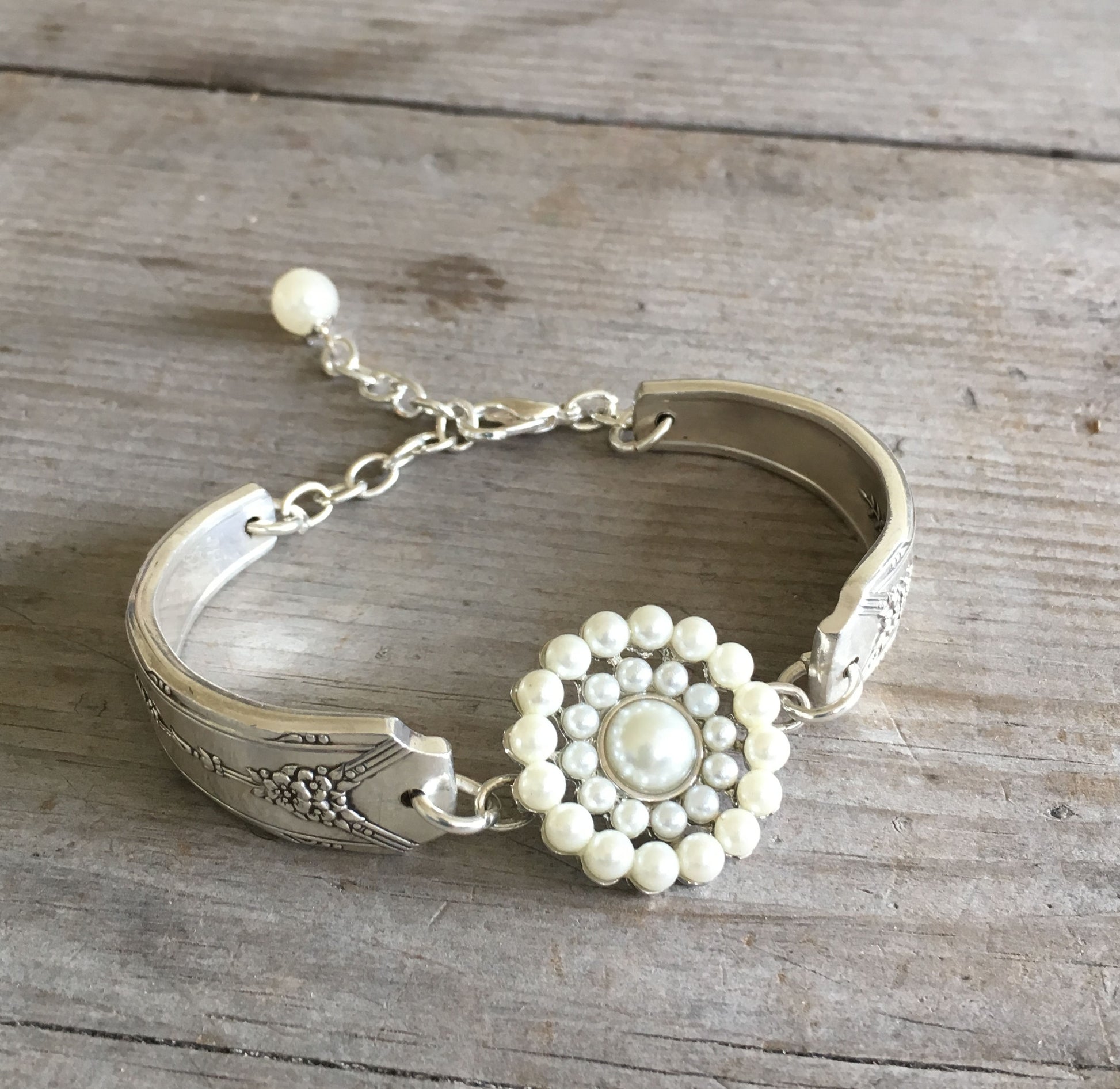 Spoon Link Bracelet Community Silverplate MILDAY