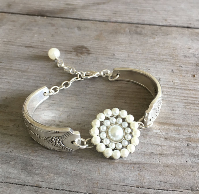 Spoon Link Bracelet Community Silverplate MILDAY