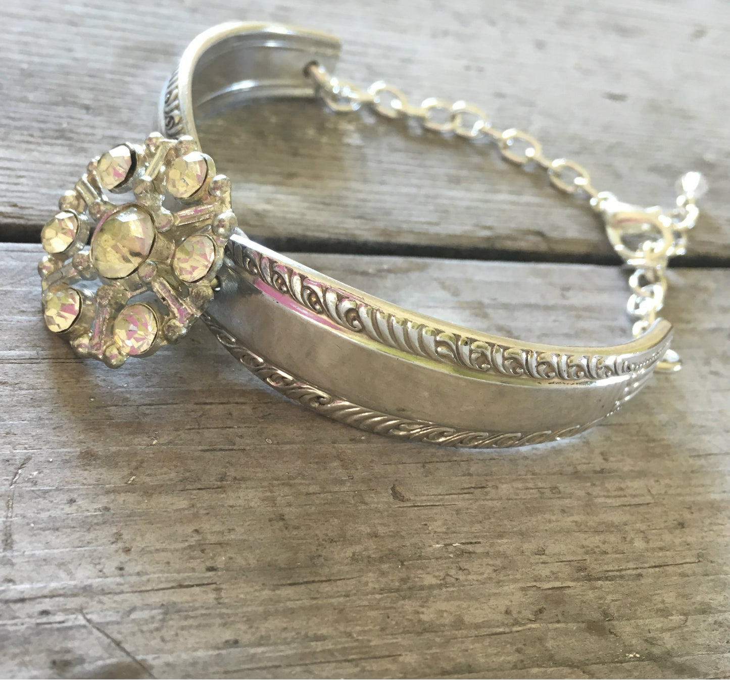 Wallace Brothers Sharon Spoon Link Bracelet for 8" wrist