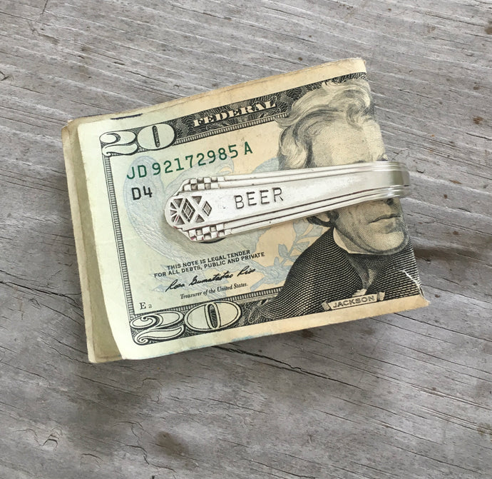 Spoon Money Clip - AVON ONE - BEER - #3752