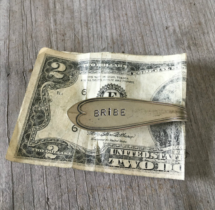 Spoon Money Clip - OVAL - BRIBE - #2082