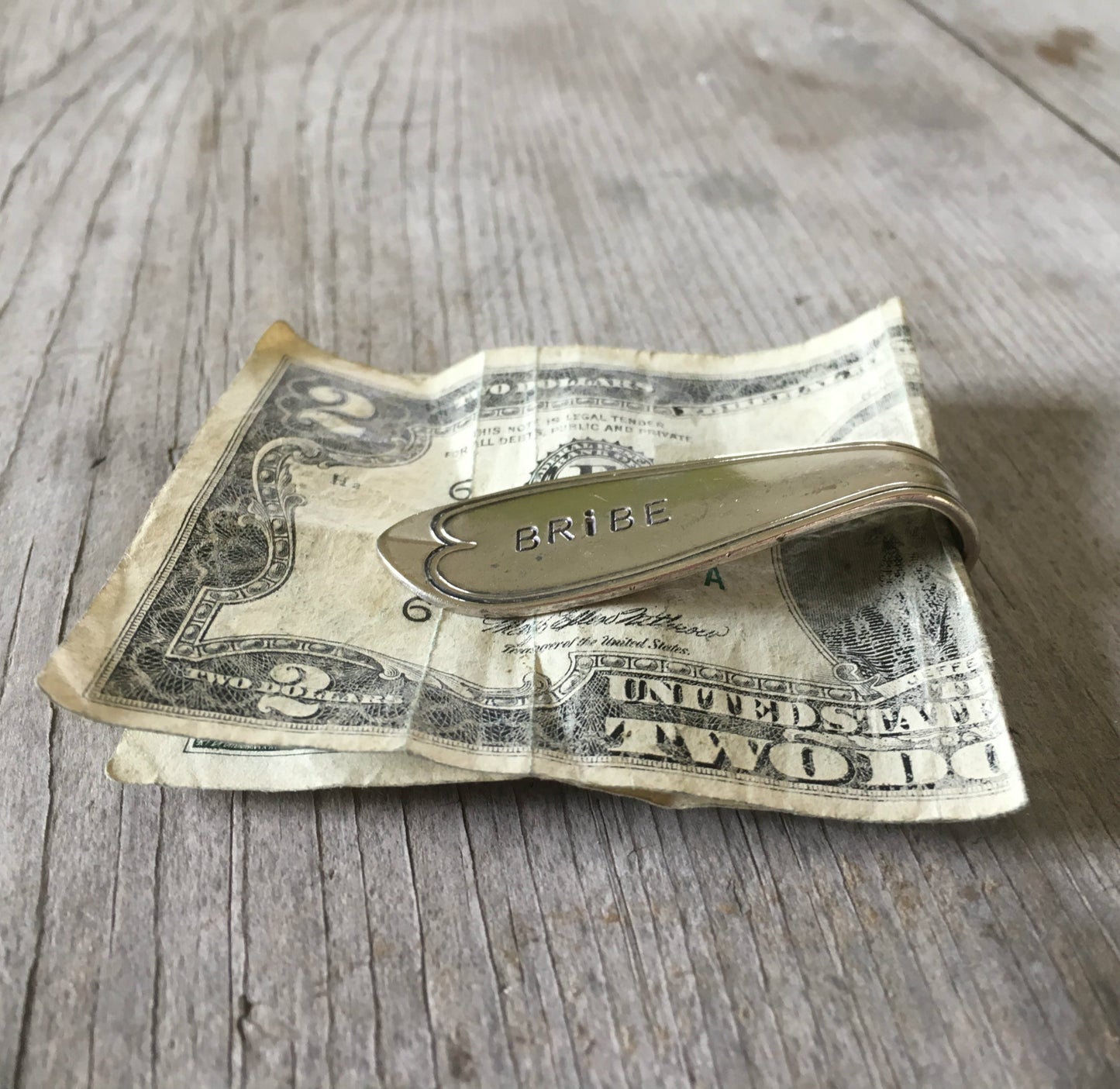 Spoon Money Clip - OVAL - BRIBE - #2082