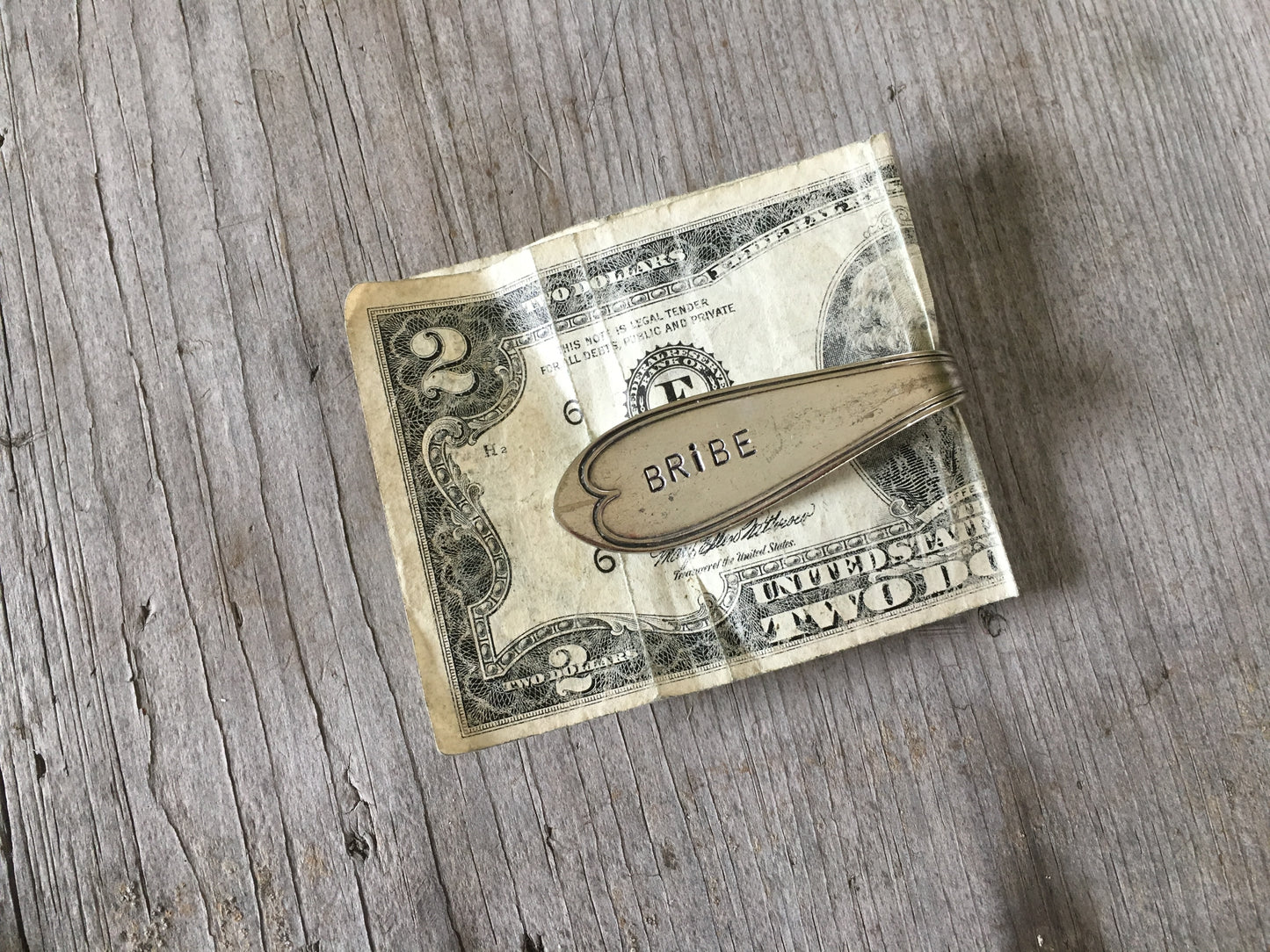 Spoon Money Clip - OVAL - BRIBE - #2082
