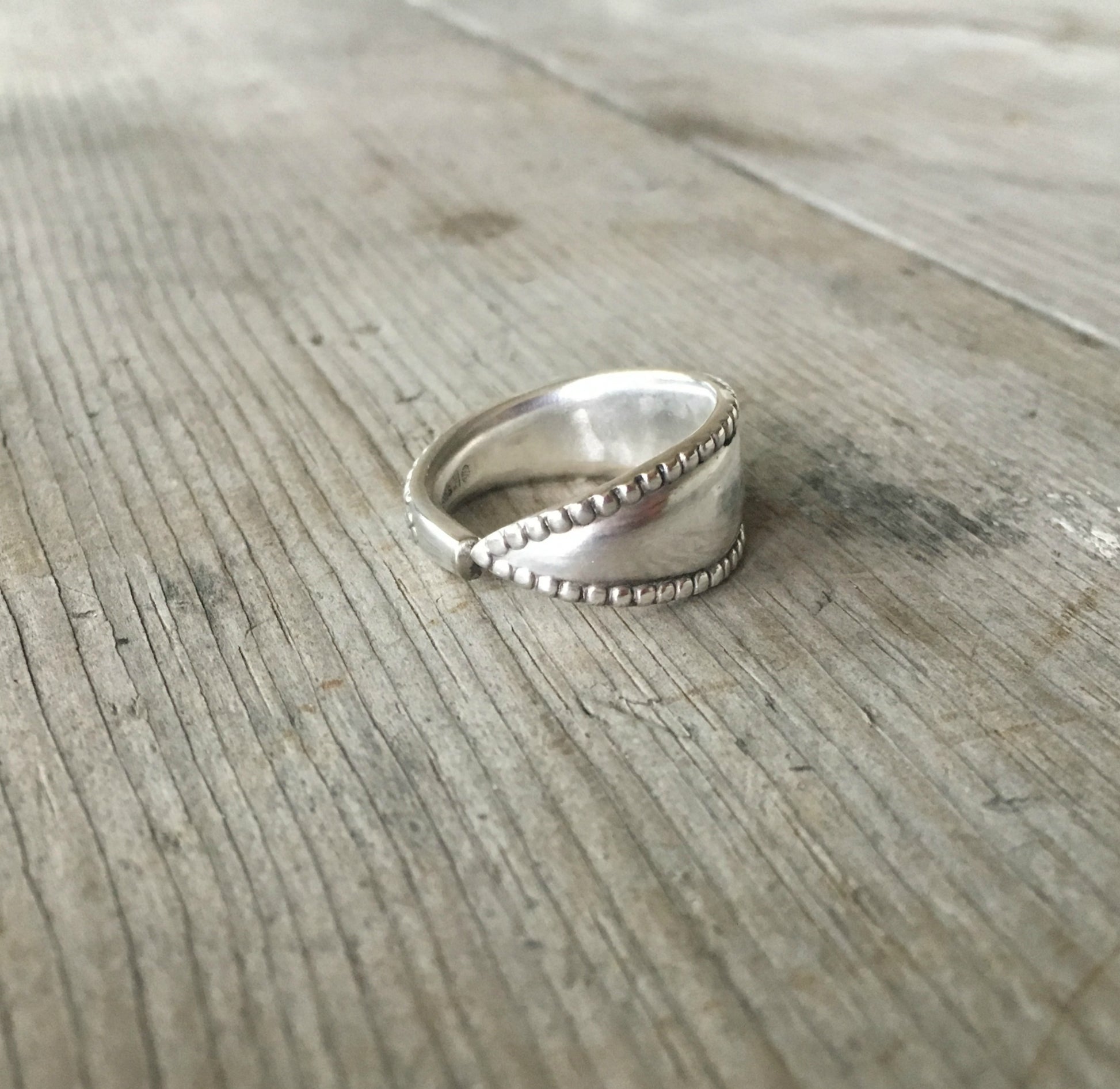 Spoon Ring from 1847 Rogers Vesta Size 10
